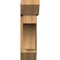 Ekena Millwork Westlake Slat Rough Sawn Bracket w/ Offset Brace, Western Red Cedar, 8"W x 28"D x 28"H BKT0806X28X28WTL06RWR - alternate 3